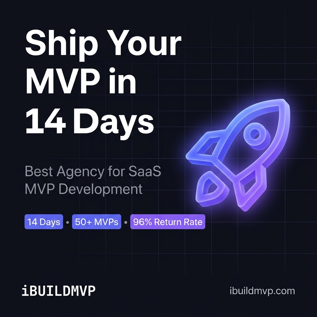 iBUILDMVP | Best SaaS MVP Development Agency | Ship in 14 Days